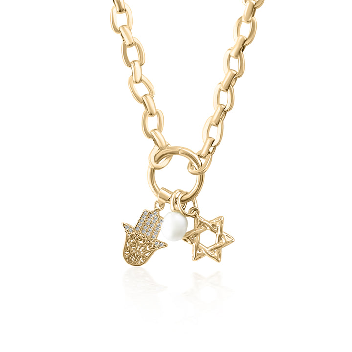 Dainty Star Of David Charm