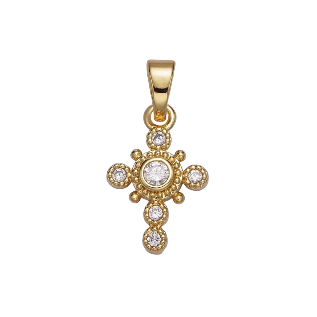 Dainty Cross Charm