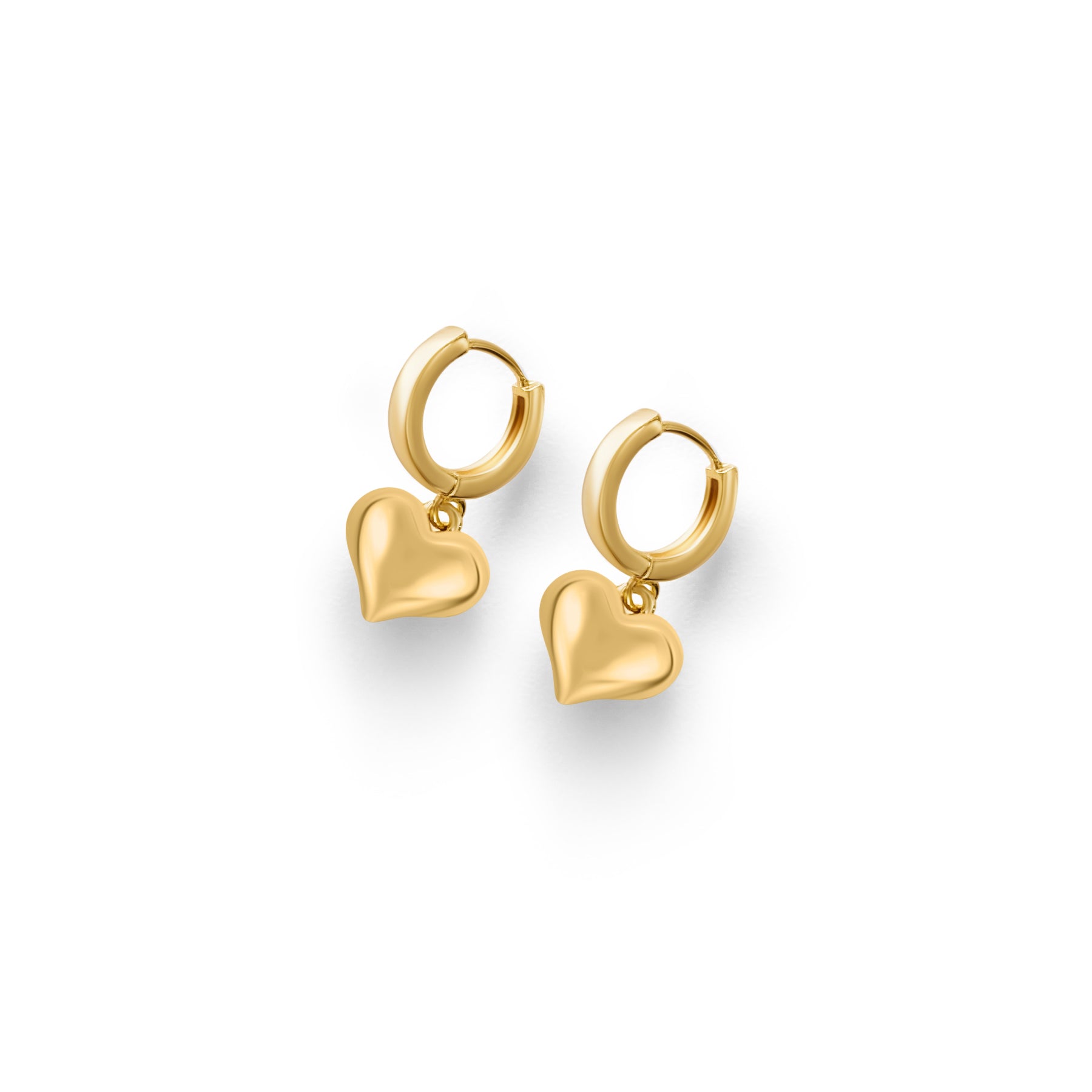 14ct Solid Gold Heart Stud Earrings By Lime Tree Design | Heart earrings  studs, Gold heart studs, Small earrings gold