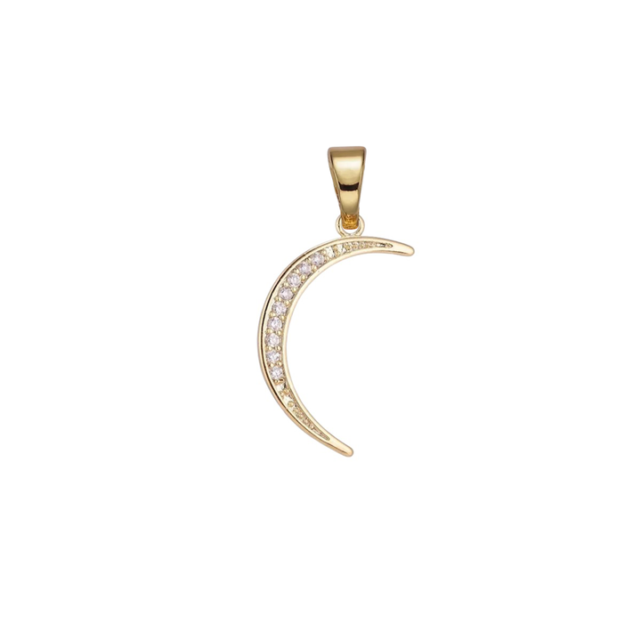 Nadia Moon Charm - Gold Filled