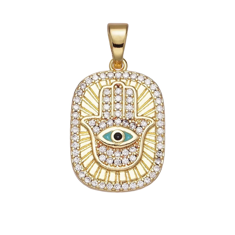 Double sided Hamsa Hand Charm