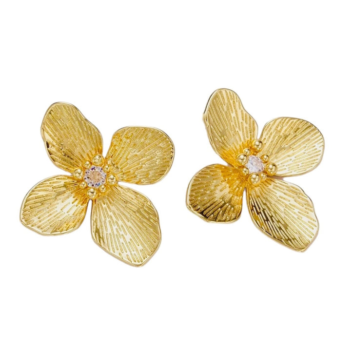 Summer Blossom Flora Earrings - Gold Filled