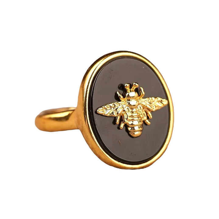 Queen Bee Gemstone Ring - Gold Filled