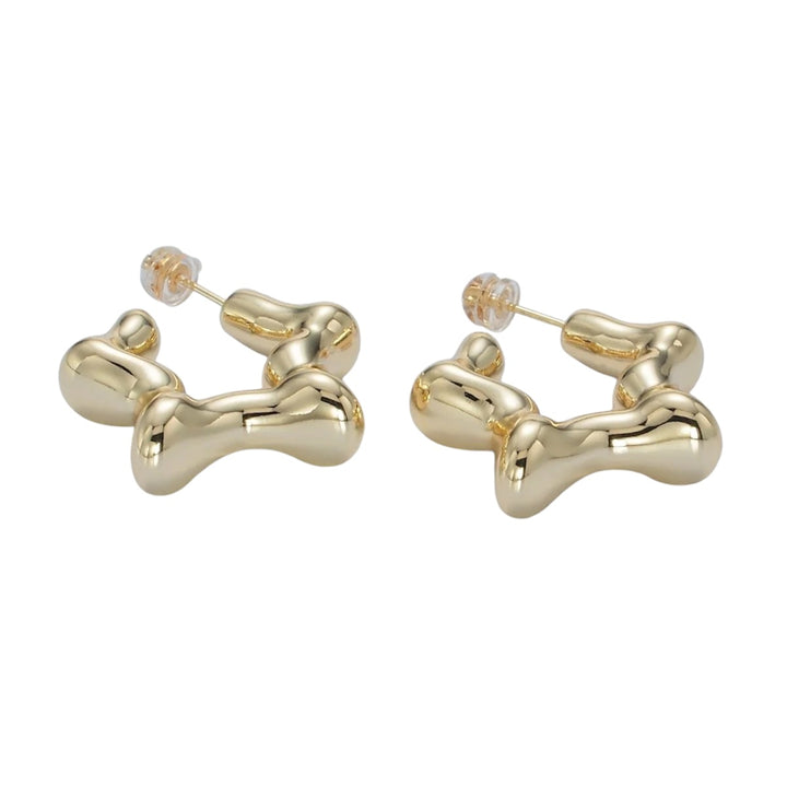 Luster Star Earrings - Gold Filled