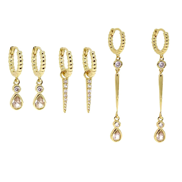 Devine 3 Earring Set - Gold Filled