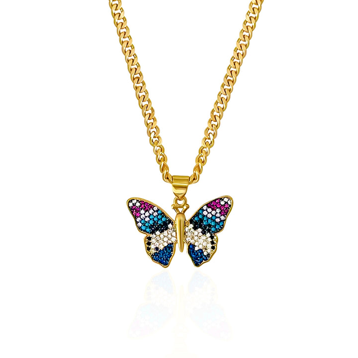 Devine Butterfly Necklace - Gold Filled