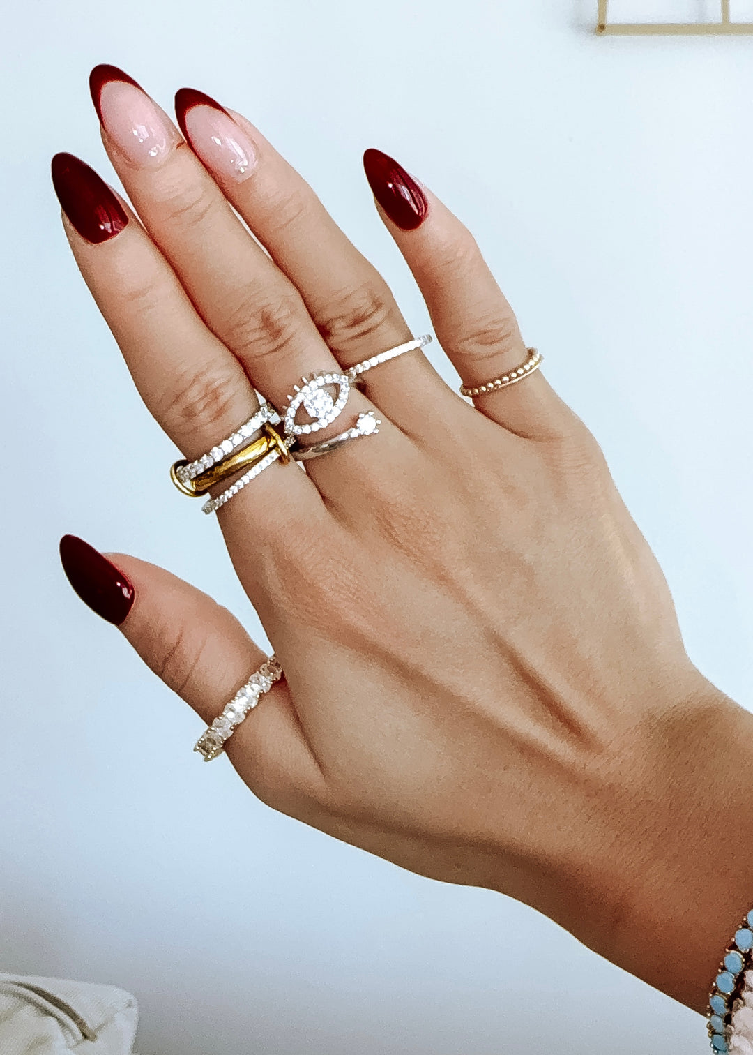 Mixed Metal Link Ring - Gold Filled