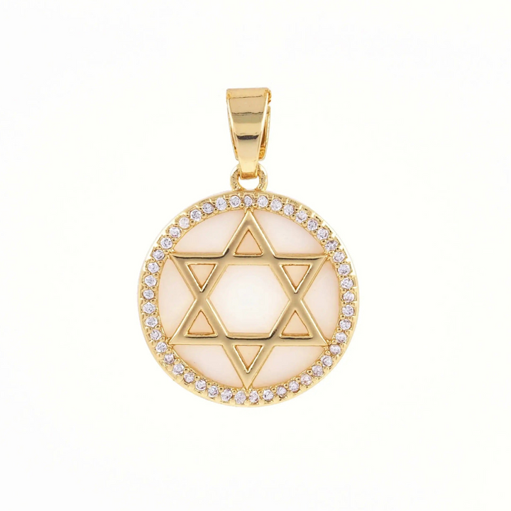 Star of David Gemstone Charm 