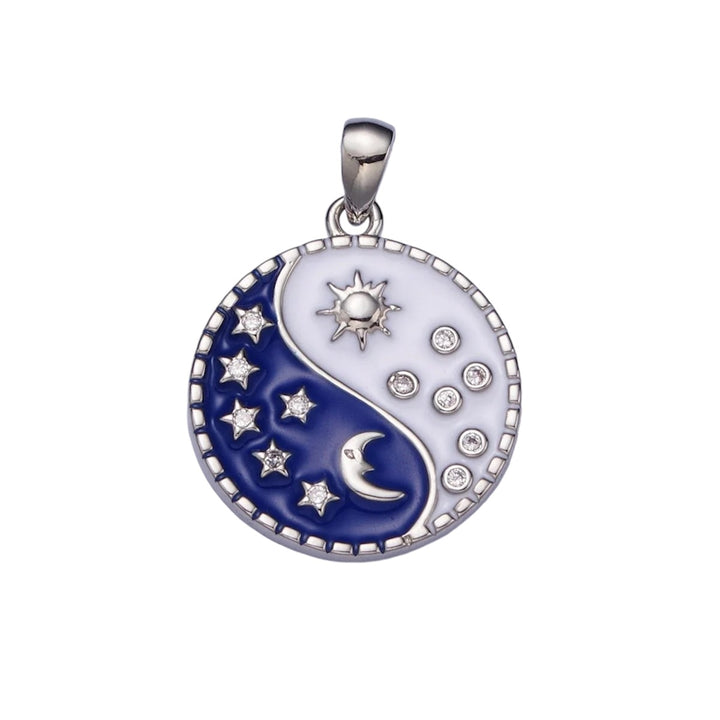 Yin Yan Sun Moon Charm - Gold Fillrd