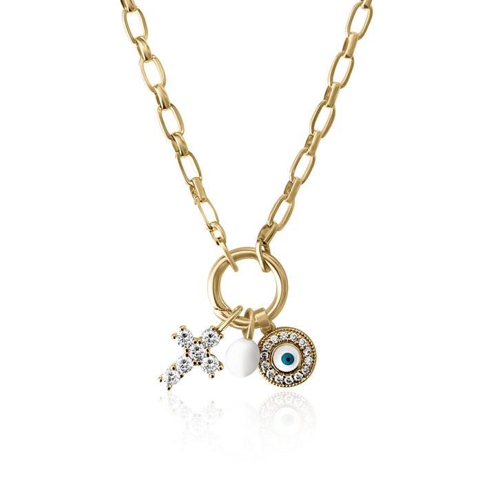 Faithful Charm Necklace - Gold Filled